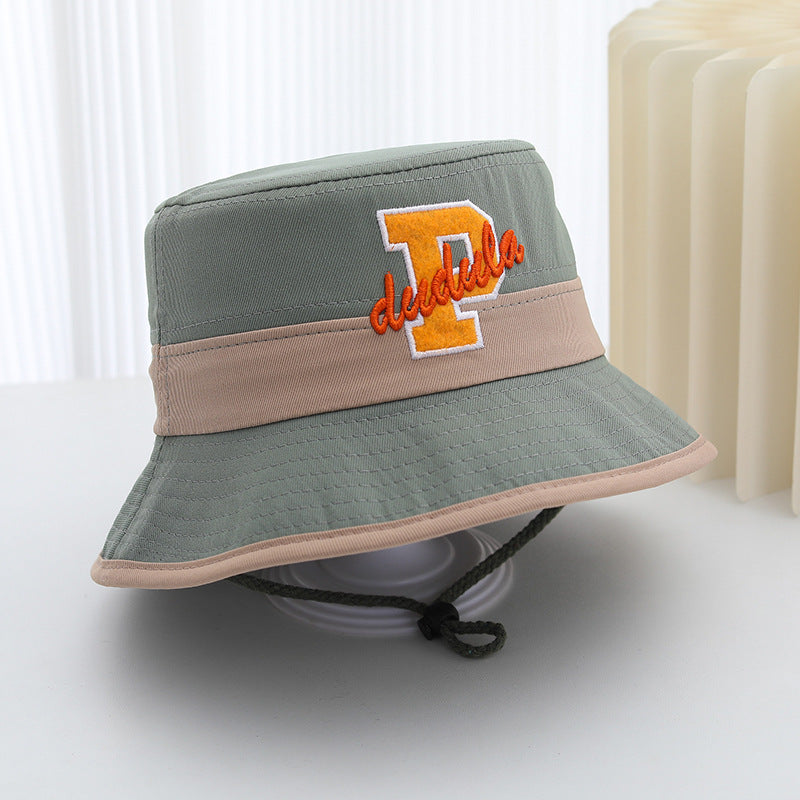 Bucket Hat Baby Spring And Autumn Thin Summer Child Sun-proof Sun Protection Sun Hat