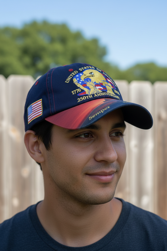 USA 250 Anniversary Cotton Baseball Cap