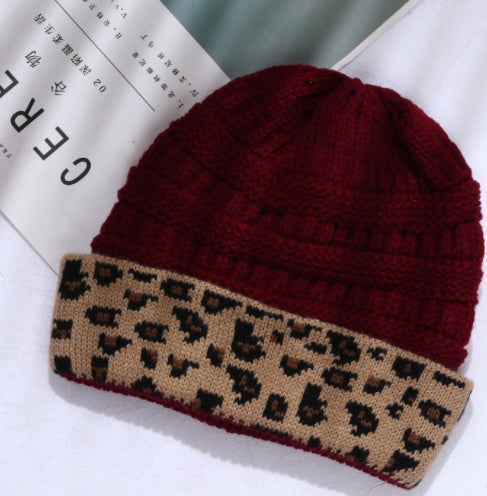 TheCapSpot - Leopard Print Stocking Cap