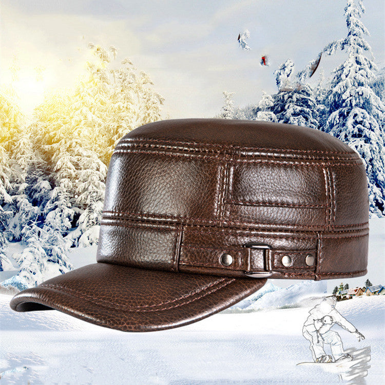 TheCapSpot - Leather Baseball Cap