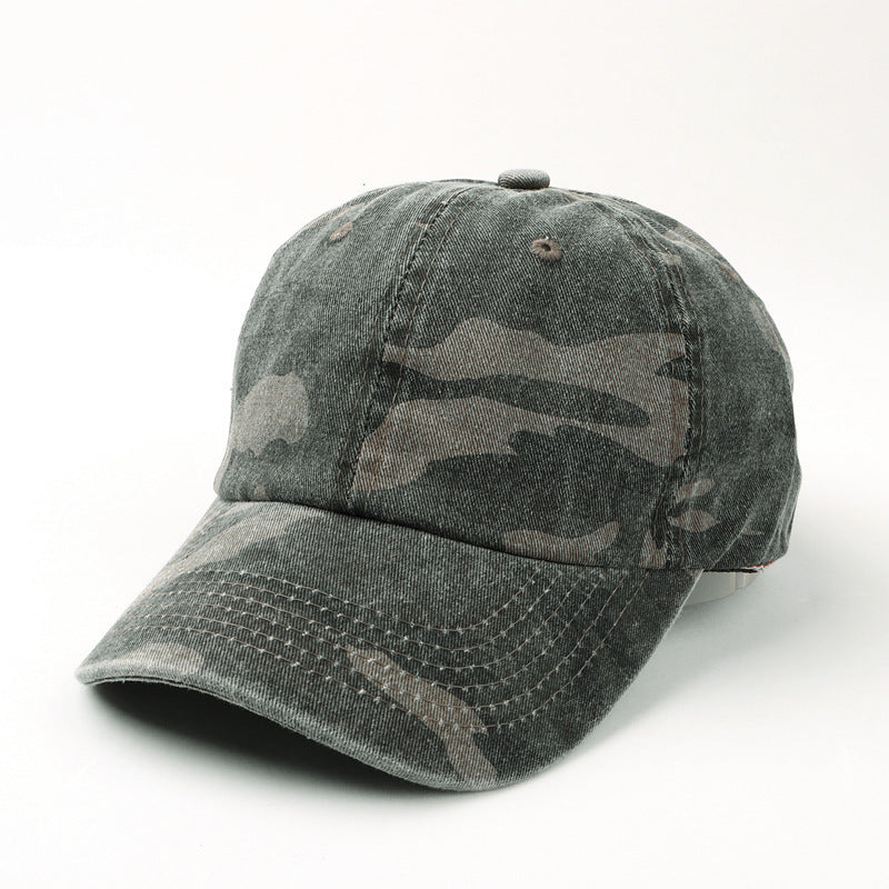 TheCapSpot - Denim Washed Camo Hat