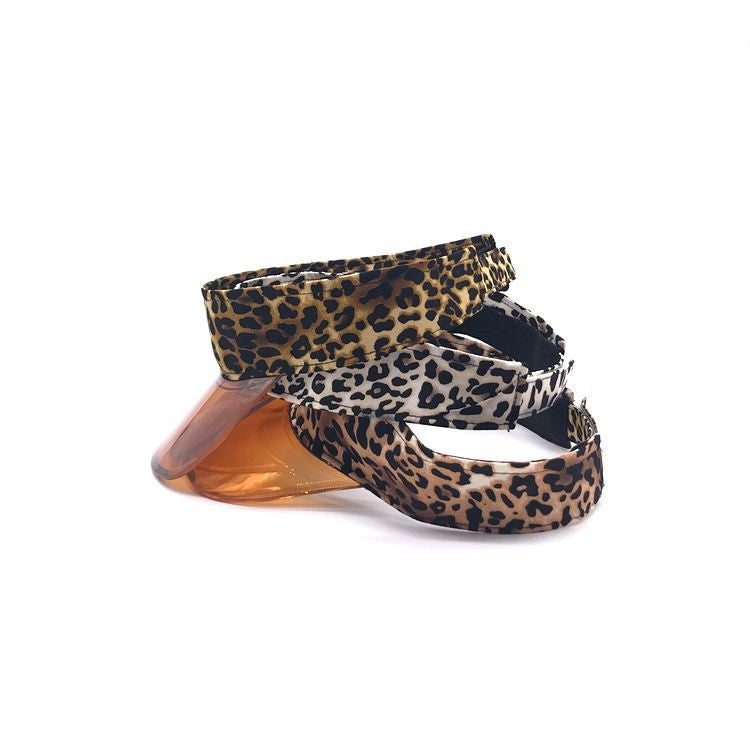 The CapSpot - Leopard-print Brim Top Hat