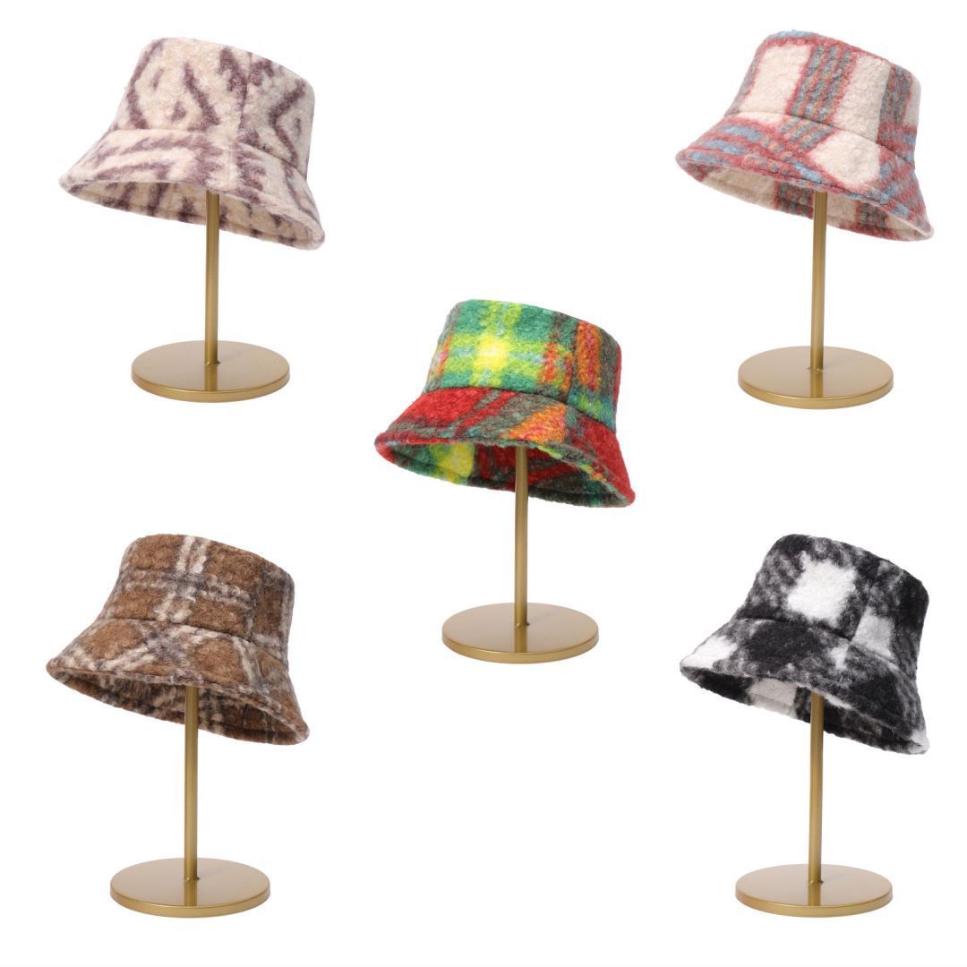 TheCapSpot - Tie Dyed Plaid Bucket Hat