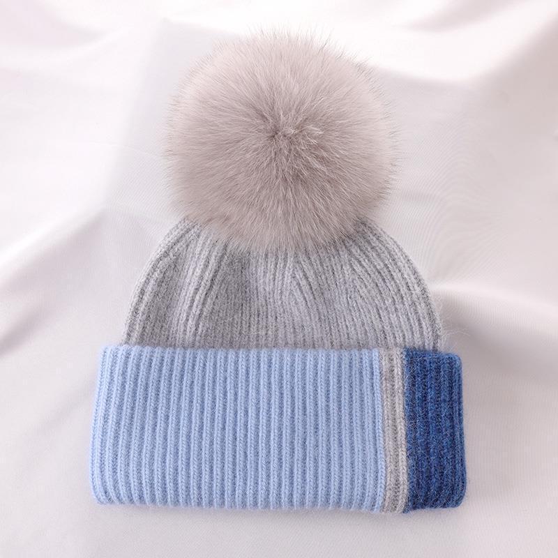 TheCapSpot - Rabbit fur Stocking Cap