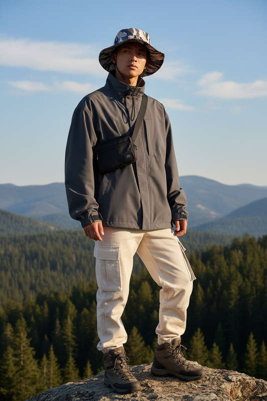 Timmons Camouflage Polyester Bucket Hat, Free Size 58cm
