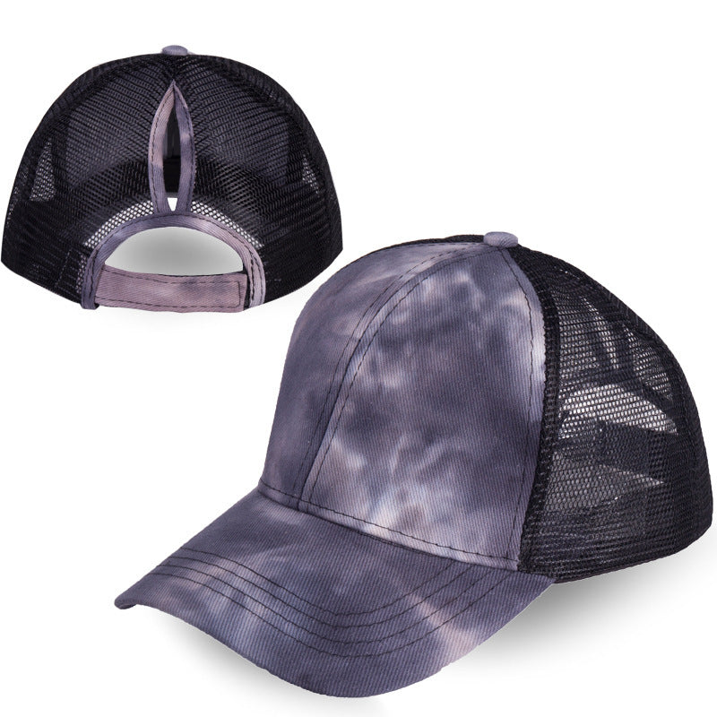 TheCapSpot - Tie-dye ponytail cap