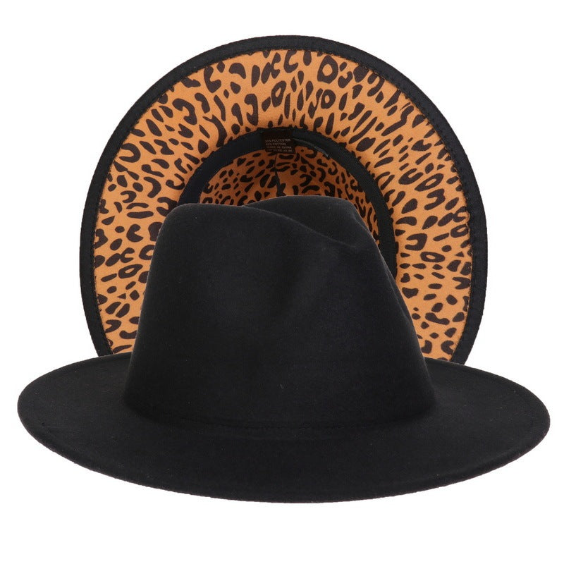 TheCapSpot - Leopard Print Fedora