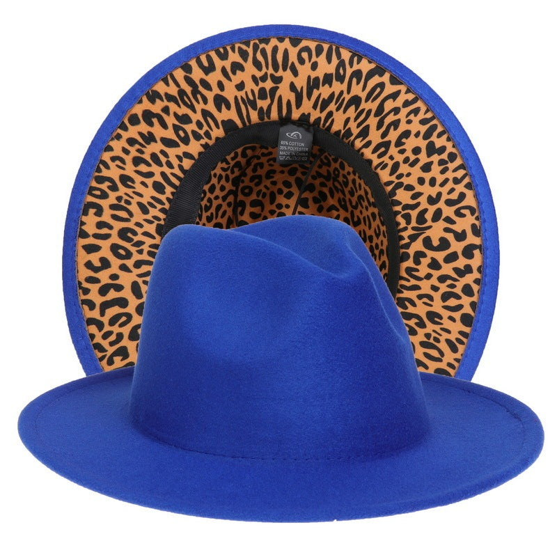TheCapSpot - Leopard Print Fedora