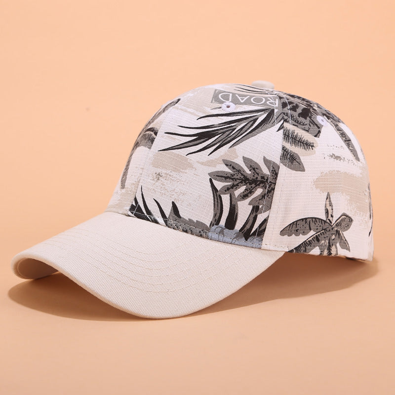 Printed Baseball Cap Trendy Lady