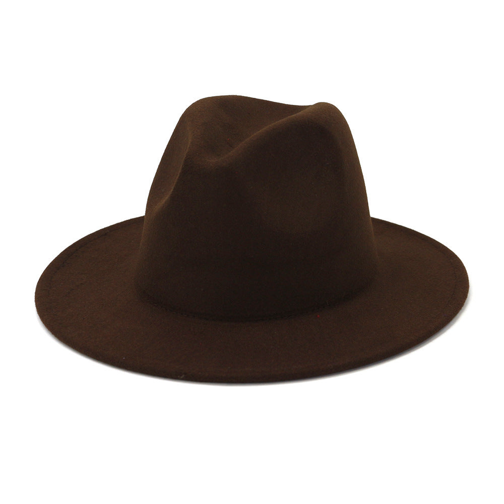 TheCapSpot - Flat Brim Fedora Hat