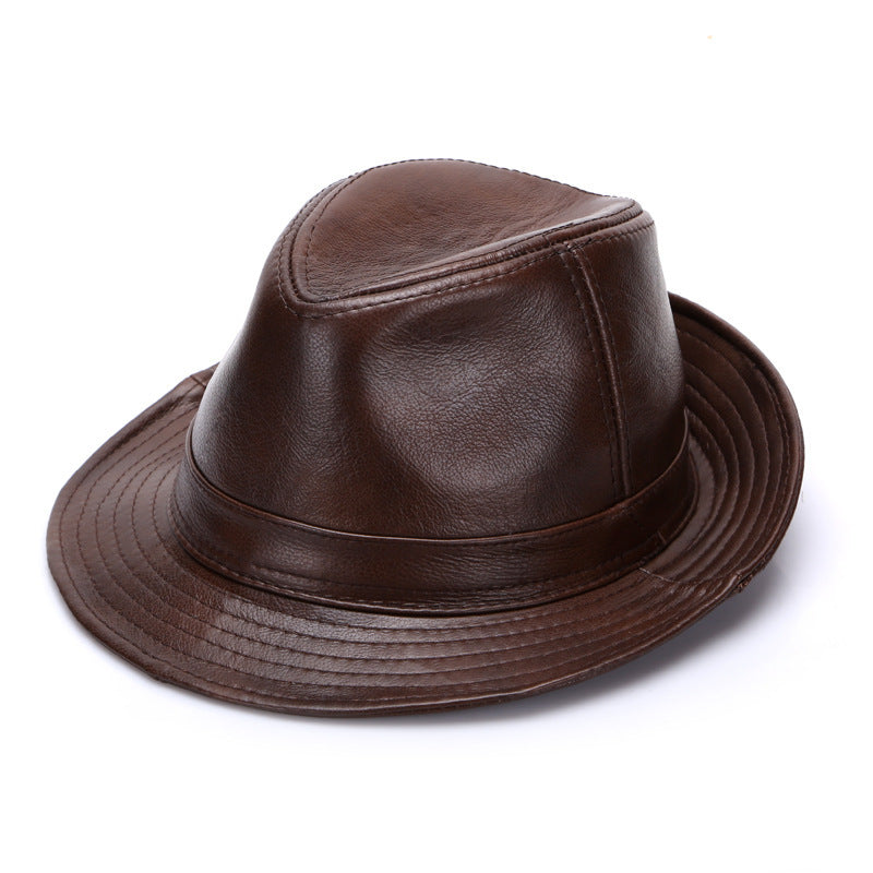 TheCapSpot - Davidson Leather Fedora
