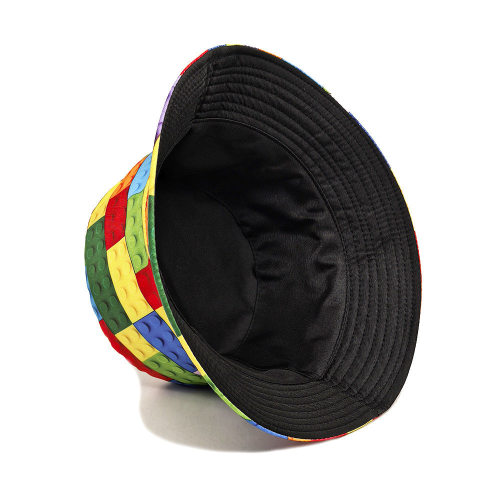 TheCapSpot - Block Pattern Bucket Hat