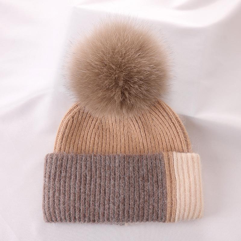 TheCapSpot - Rabbit fur Stocking Cap