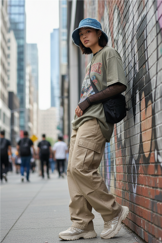 Simpson Denim Bucket Hat – Cotton UV Protection