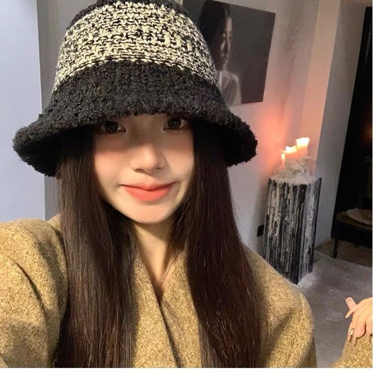 TheCapSpot - Color Matching Wool Knitted Fisherman Hat Children