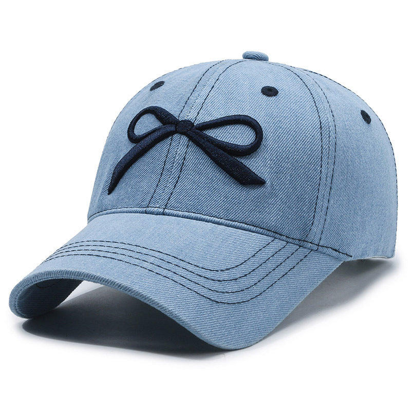 TheCapSpot - Bowknot Peaked Cap