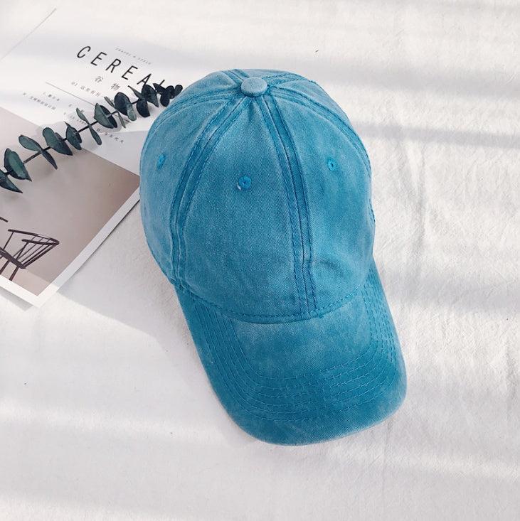 TheCapSpot - cotton denim soft top baseball cap