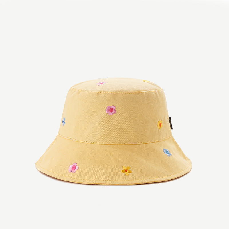 TheCapSpot - Galveston Flower Embroidered Bucket Hat