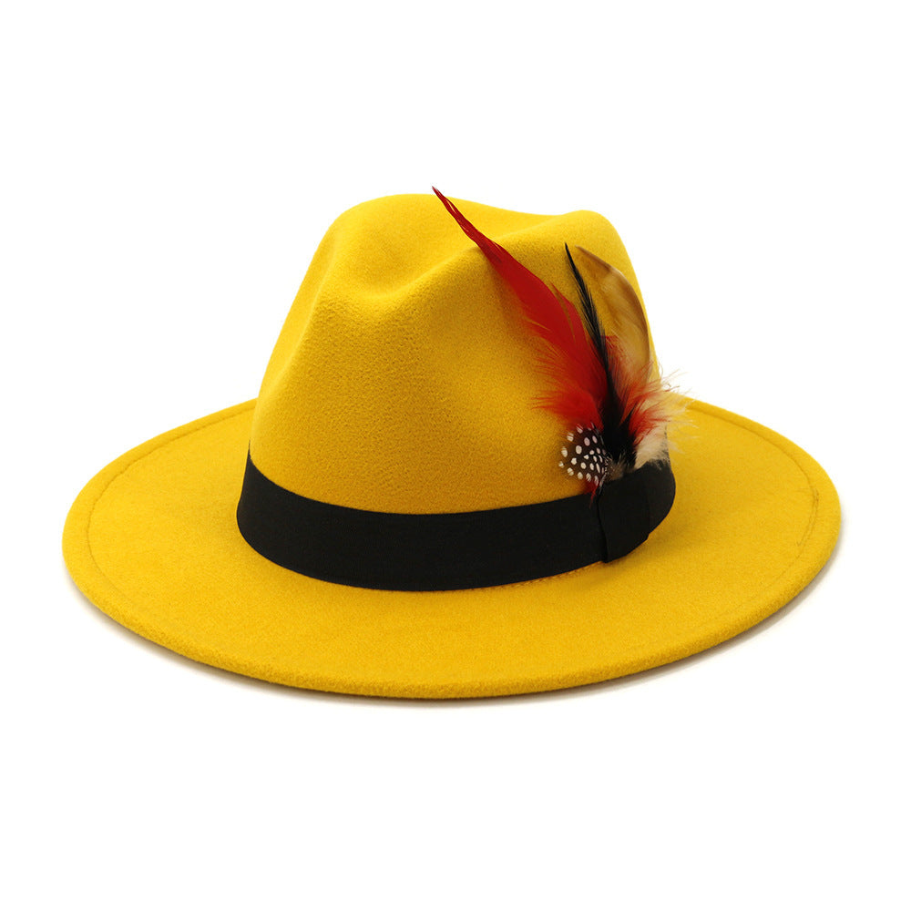 TheCapSpot- Premium Feather Top Hat