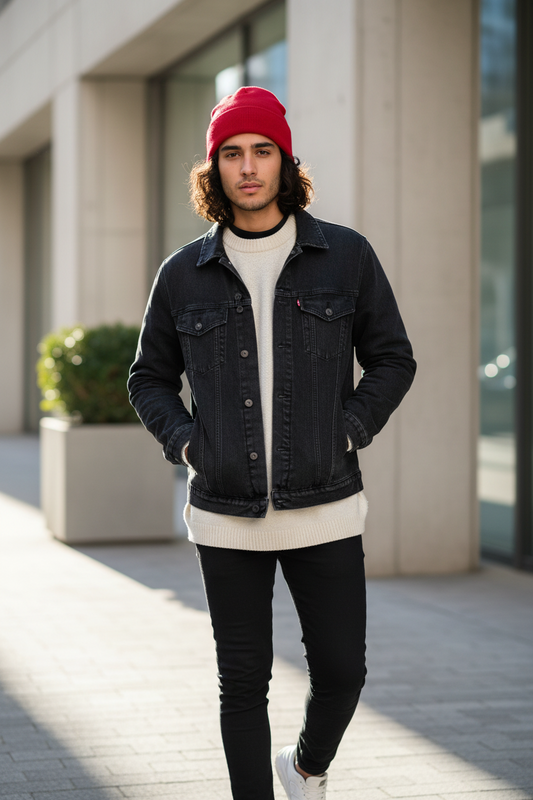 Cormier Thick Knit Acrylic Beanie – Dome Crown, Winter Warm, 12 Colors