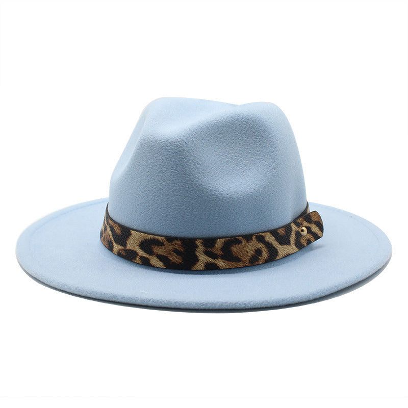 TheCapSpot - Leopard Print Big Brim Hat