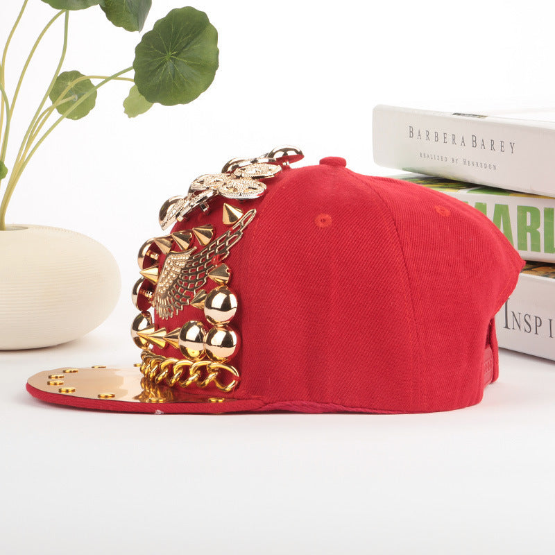 TheCapSpot - Studded wings baseball cap