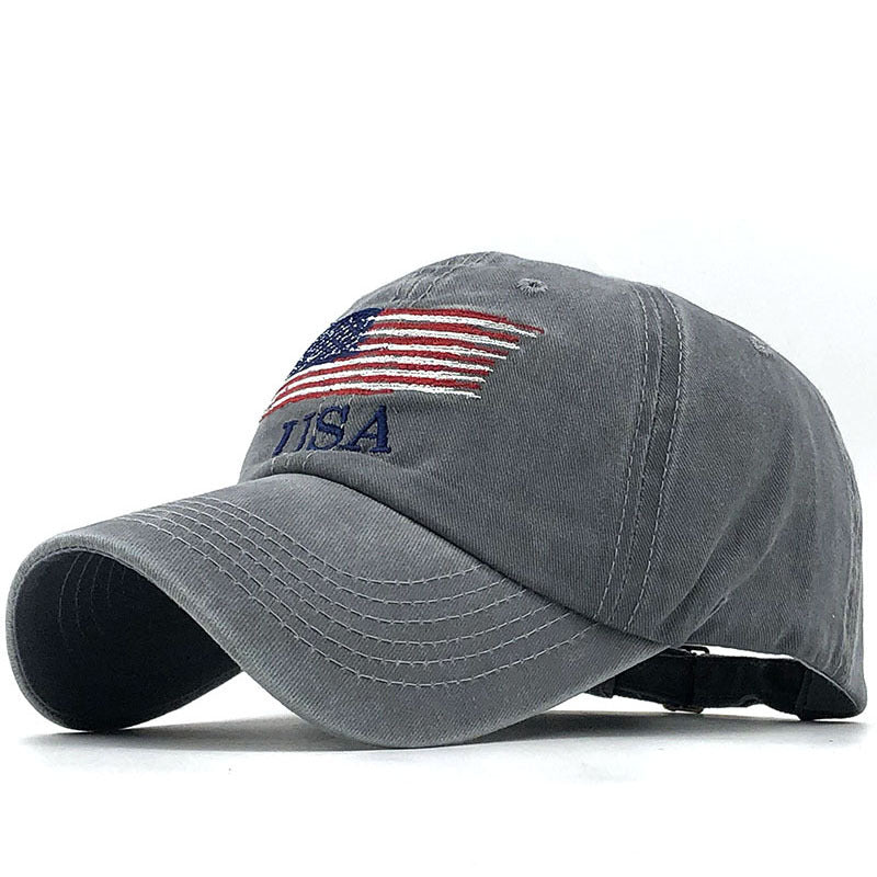 TheCapSpot - Distressed USA Baseball Cap