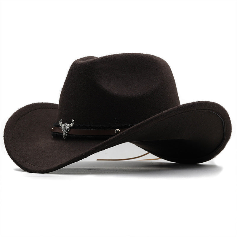 TheCapSpot -Metal Bull Head Fedora Hat