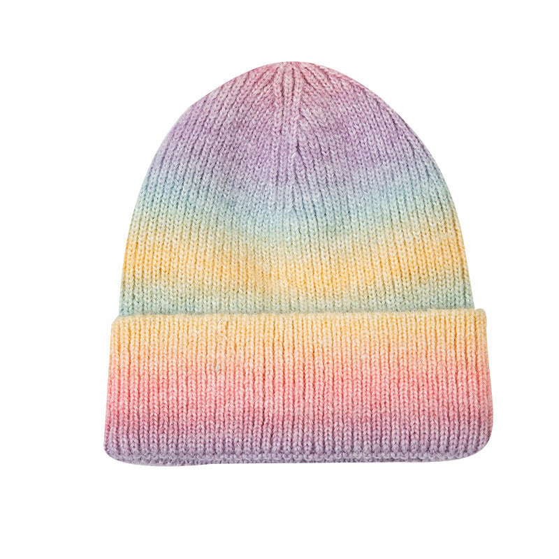TheCapSpot - Tie-dye Knitted Pullover Hat