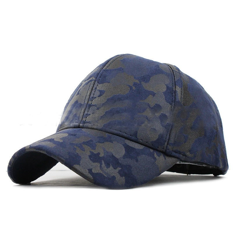 TheCapSpot - Camouflage suede cap