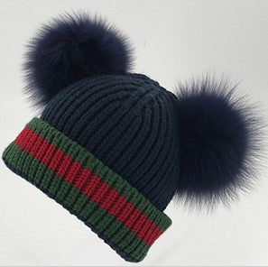Korean knitted wool hat