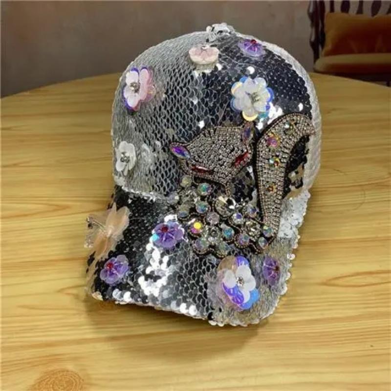 TheCapSpot - Baseball Rhinestone Cap