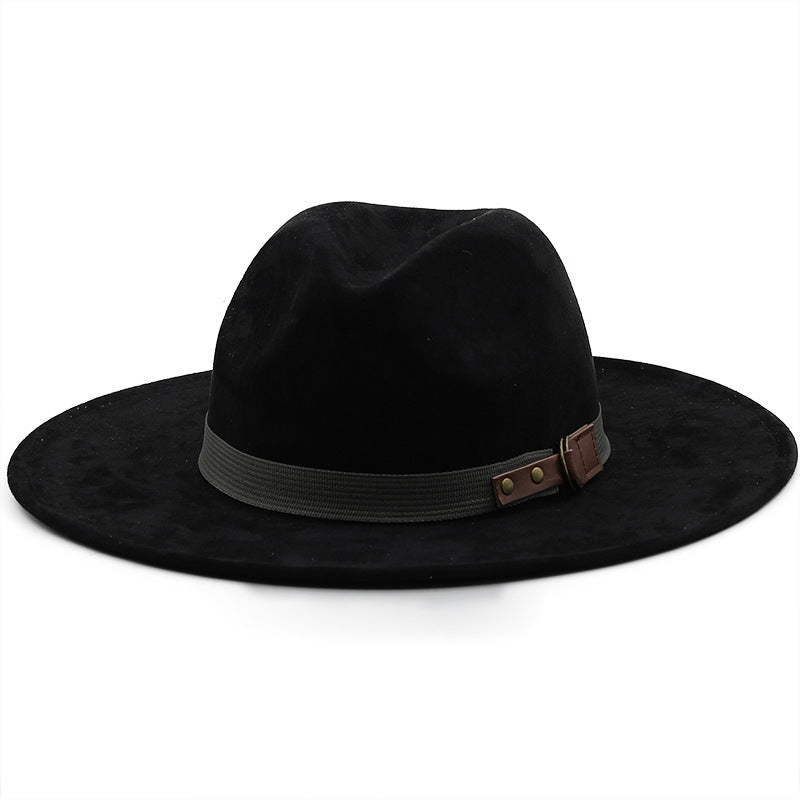 Army Green Ribbon Decoration Tibetan Top Hat Western Cowboy Hat
