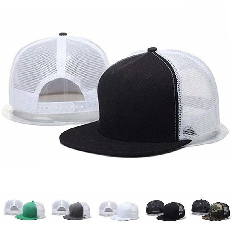 TheCapSpot - Adjustable Pure Color Casual Flat-brimmed Cap Hat
