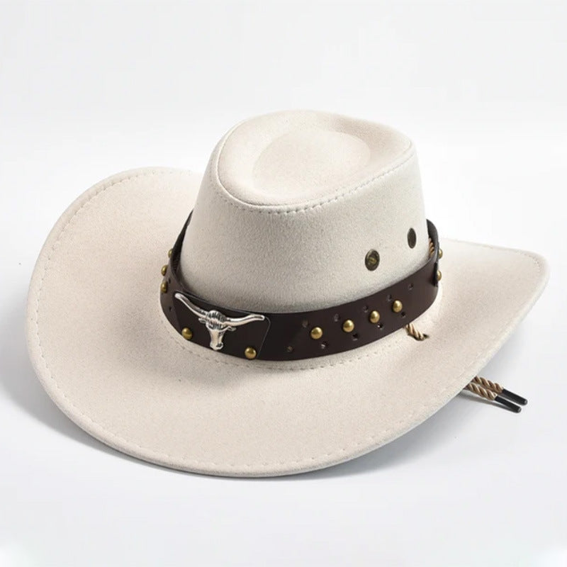 TheCapSpot - Artificial Suede Western Cowboy Hat