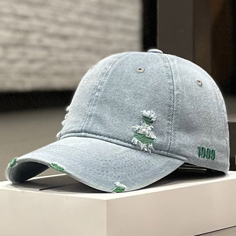 Gobert Distressed Denim Baseball Cap – Adjustable Sun Protection