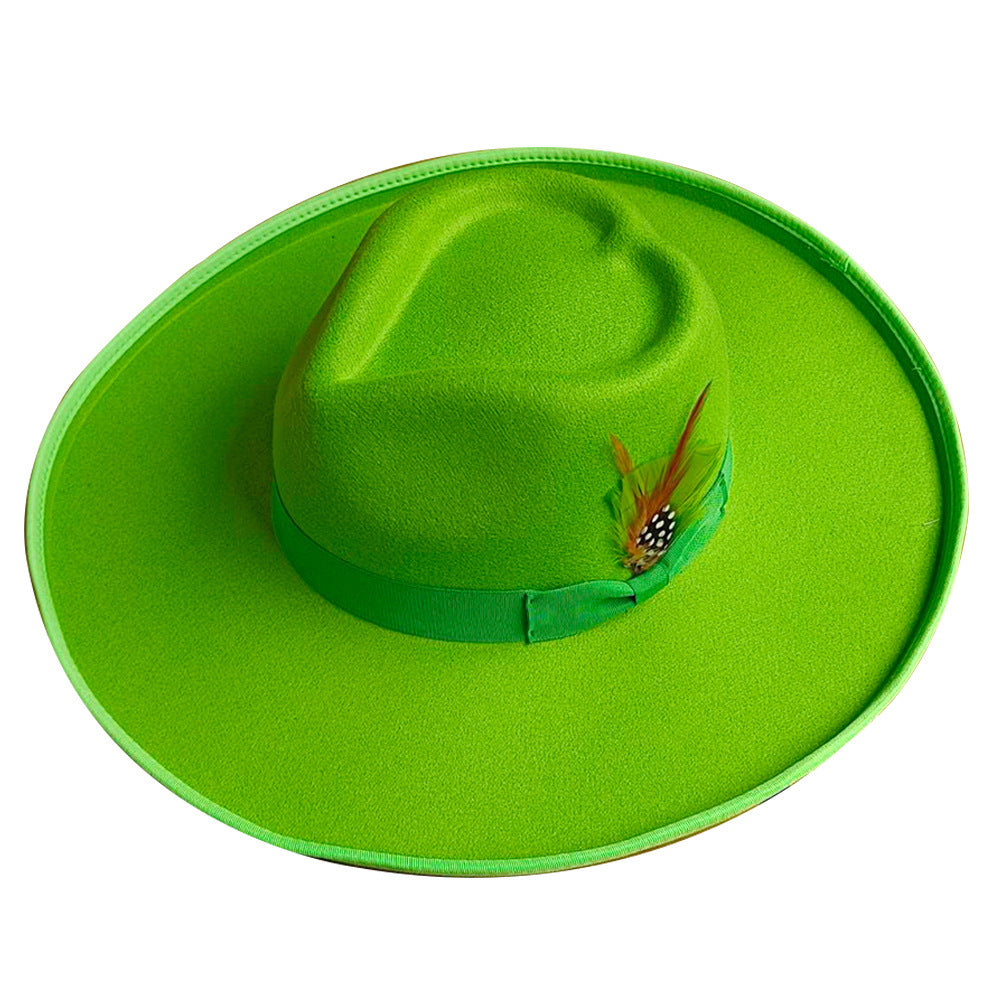 TheCapSpot - Modern Woolen Jazz Top Hat