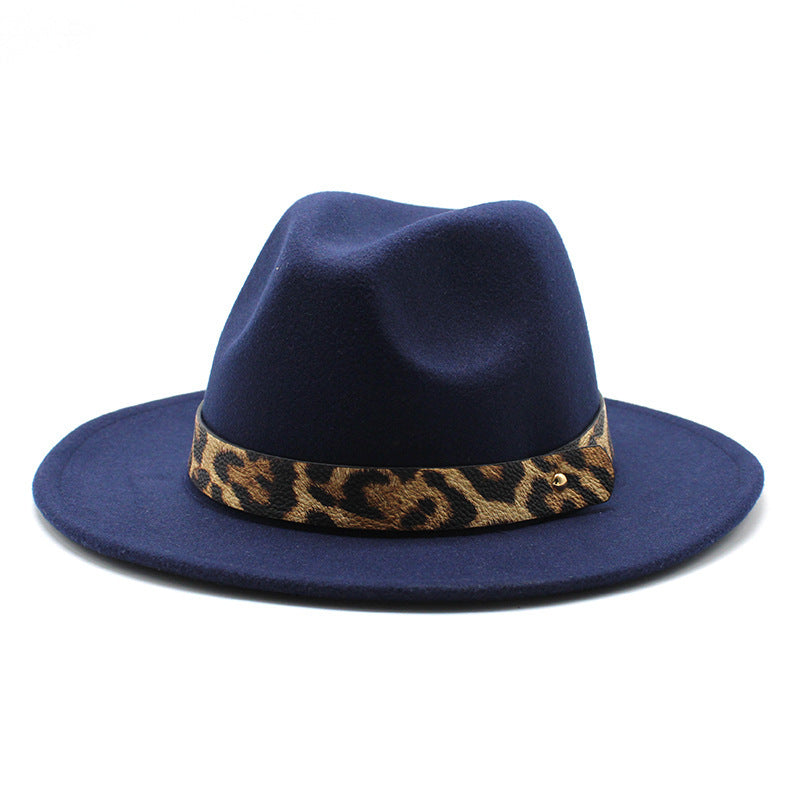 TheCapSpot - Leopard Print Big Brim Hat