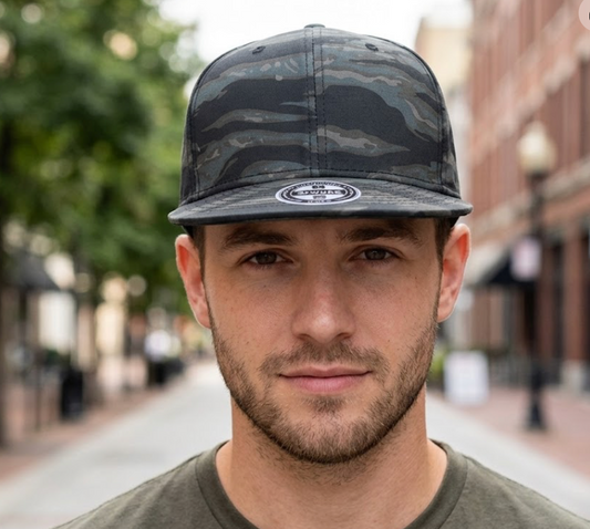 Chervil Camouflage Cotton Baseball Cap, Adjustable Unisex