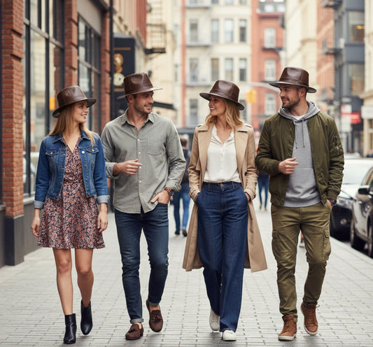 TheCapSpot - Baylor Fedora Genuine Leather