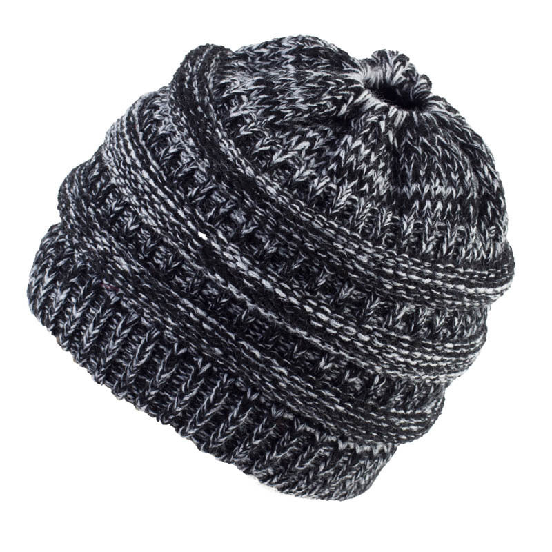 TheCapSpot - Ponytail Knitted Wool Hat