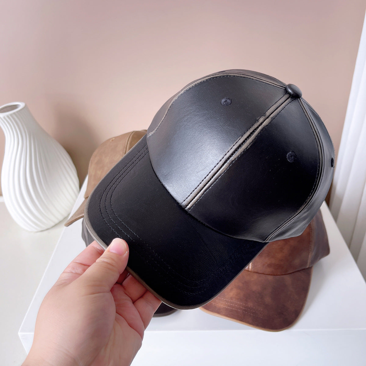 TheCapSpot - Patent Leather Baseball Cap