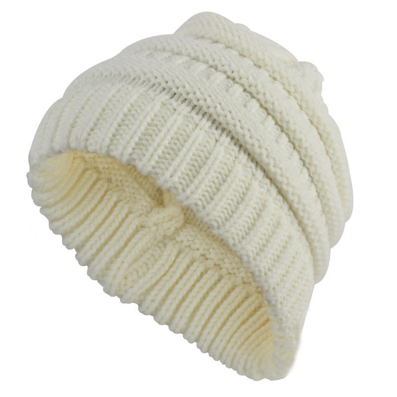TheCapSpot - Ponytail Knitted Wool Hat