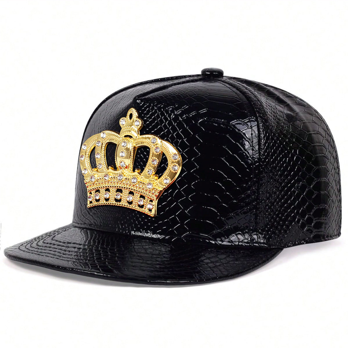 TheCapSpot - Leather Crown Cap