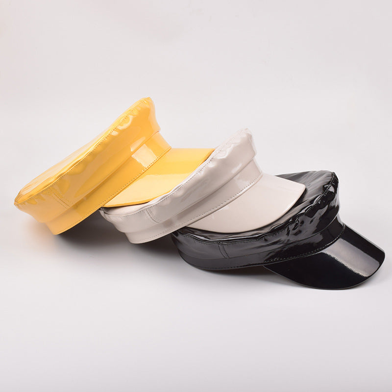 The CapSpot - Griffin Patent Leather Navy Hat
