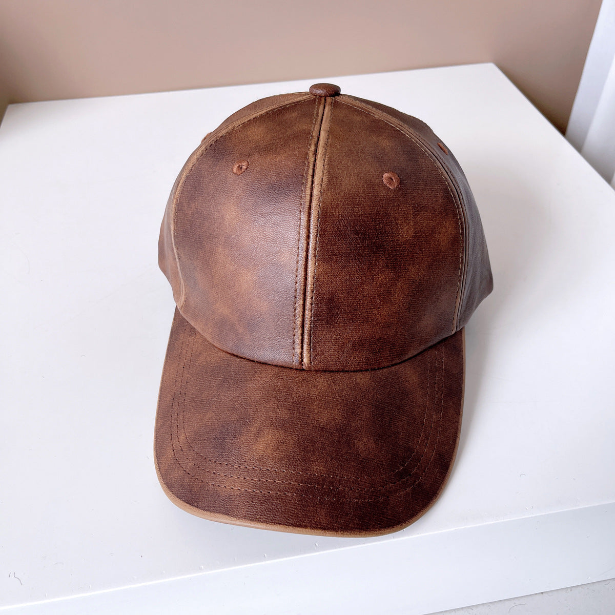 TheCapSpot - Hilton Patent Leather Baseball Cap