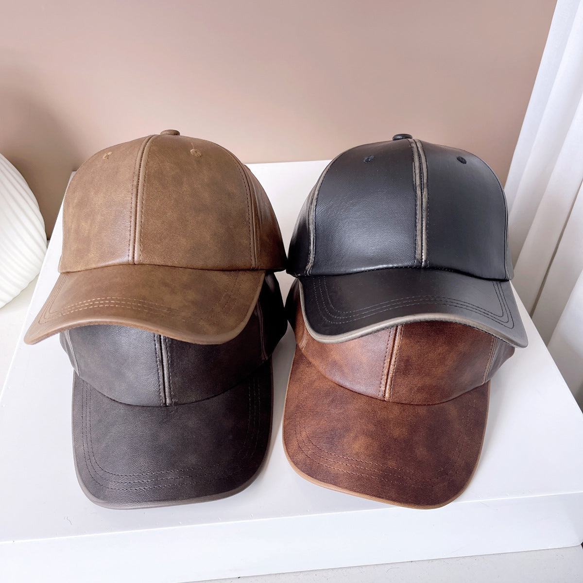 TheCapSpot - Patent Leather Baseball Cap