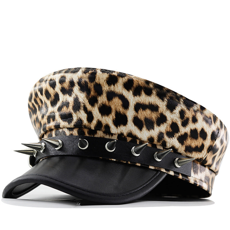 TheCapSpot - Leopard Print Punk Rock Hat
