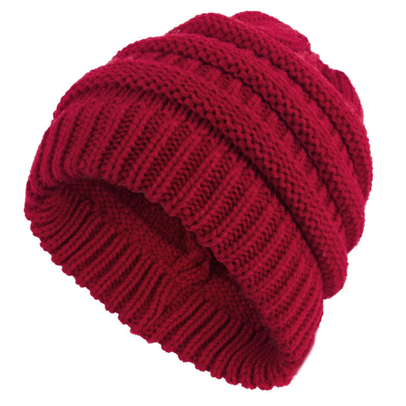 TheCapSpot - Ponytail Knitted Wool Hat