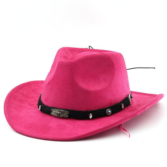 Fontaine Conical Polyester Cowboy Hat with Accessory